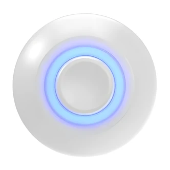 Globe Electric Wired Push Button, White, LED Lighted, Metal, 8-24V, 0.75" W x 0.75" D x 0.75" H