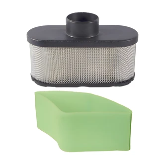 MaxPower Air Filter, With Pre-Filter, 6-5/8 in L x 2-3/4 in W x 3 in H, For Kawasaki, Hustler