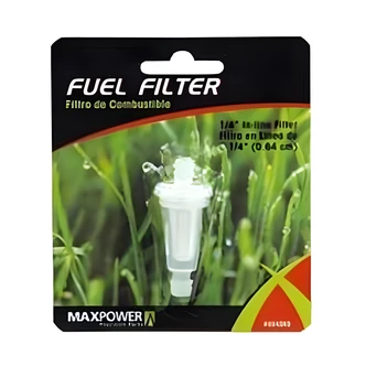MaxPower Precision Parts Fuel Line Filter, 1/4 in, 85 Micron, For Snapper Small Engines