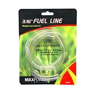 MaxPower Precision Parts Fuel Line, PVC, 3/16 in x 24 in, Universal