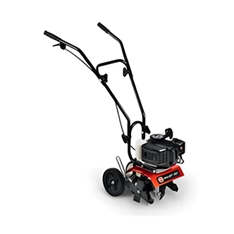 Generac Mini-Tiller Cultivator, Pilot 2C, 43cc 2-Cycle, 11" Tilling Width, 8" Deep, Folding Handles
