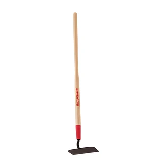 Ames / True Temper Cotton Hoe, Razorback, Forged Steel Blade, Gooseneck Shank, 60 in Ash Wood Handle, 7 in x 5-1/4 in