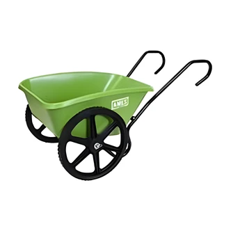 Ames / True Temper Lawn Cart, Total Control, Poly Tray, 5 Cu Ft, Dual 18in Wheels, Balanced Design