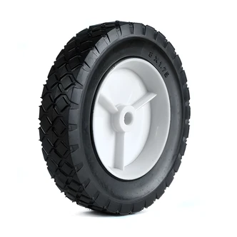 Martin Wheel Lawn Mower Wheel, Poly, 6 x 1.50, 1/2 in Bore, 1 3/8 in Offset Hub