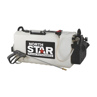 Valley Industries ATV Sprayer, 25 gal, 3.0 GPM, Boomless 3 Nozzle, 30 ft Boom, 15 ft Hose