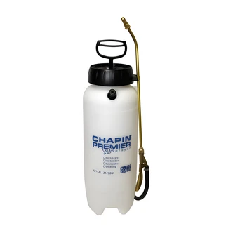 Chapin Premier Compression Sprayer, 1 gal, Poly Tank, Brass Wand, Adjustable Nozzle, 42 in Hose