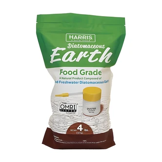 P.F. Harris Diatomaceous Earth Duster, 4 lb, Naturally Occurring Silica-Rich Powder