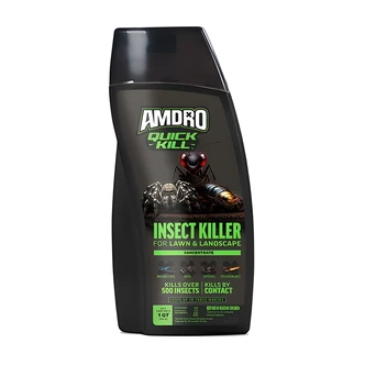Amdro Quick Kill Insecticide Concentrate, 32 oz, 0.35% Zeta-Cypermethrin, Built-In Measuring Cap, 32,000 sq ft