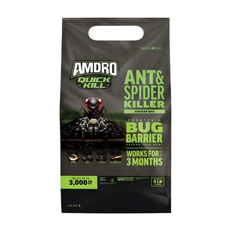 Amdro Ant And Spider Fast Acting Granules, 3 lb Shaker Bag, Treats 3,000 sq ft
