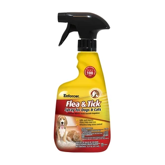 Zep Flea & Tick Spray For Cats, Dogs, Pet Sleeping Areas, 18 oz, Natural Pyrethrin Formula