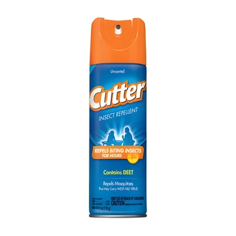 Cutter Unscented Insect Repellent, Aerosol, 6 oz