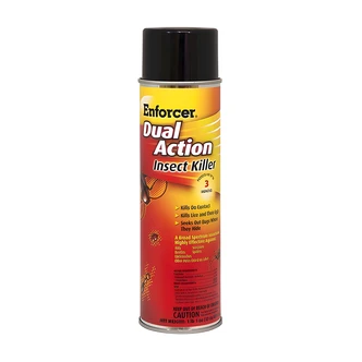 Zep Dual Action Insect Killer, Aerosol Spray, Up to 3 Months, 2,000 Cubic Ft Coverage