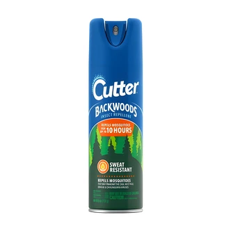Cutter Backwoods Insect Repellent, 25% DEET, Sweat-Resistant, 7" W x 9" D x 7.5" H