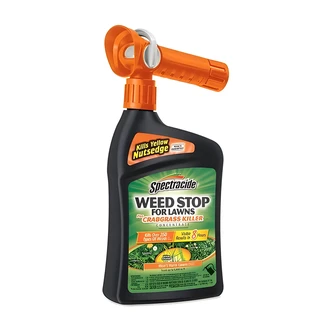 Spectrum Spectracide Weed Stop Plus Crabgrass Killer Concentrate, Selective Herbicide, 8 hr Results, 1 gal