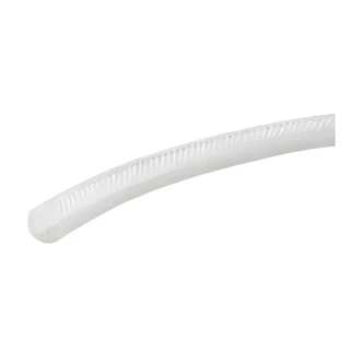 B&K Braided Vinyl Tubing, 1/2 in x 1/4 in x 250 ft, PVC Reinforced, Clear