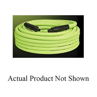 Flexzilla Air Hose, 1/4 in x 50 ft, 1/4 in MNPT Fittings, Abrasion Resistant, 300 PSI, Yellow