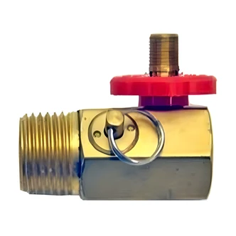 KT Industries, Manifold Replacement, Brass, 150 PSI Pop-Off Air Valve, 1/2 in NPT