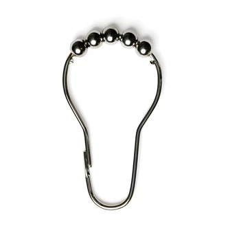 Kenney Rolling Shower Rings, Chrome Metal, 12/PK