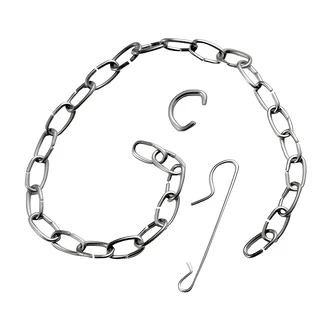 Danco Toilet Flapper Chain, Hook and Ring, Steel, Universal Fit, 3.4 x 5 x 2.7 in