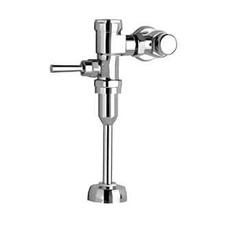 American Standard Urinal Flush Valve, Manual, 1 GPF, Polished Chrome, ADA, Top Spud, 3/4 In IPS