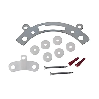 Black Swan, Anchor Flange Repair Kit, Toilet, 4" W x 8" D x 6.75" H, Black, 1 EA