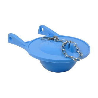 Danco HydroForce Toilet Flapper, 3 in, Silicone Rubber, Corrosion Resistant, Stainless Steel Chain