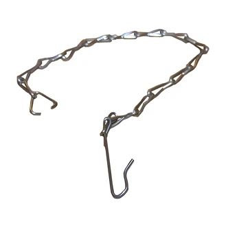 Larsen Supply Alert Chain And Hook, Metal, 9 1/2 in, For Flappers, Fits Most