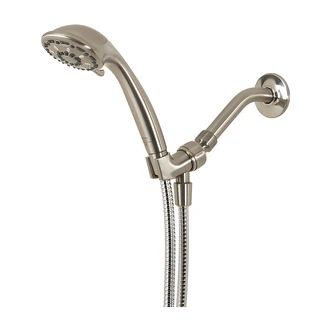 Homewerks 3-Pos Handheld Shower Head, Brushed Nickel