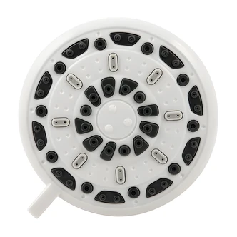 Homewerks 5-Function Shower Head, Brushed Nickel, 5.5" W x 4" D x 8" H