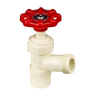 B&K, Boiler Drain Valve, CPVC, Slip x MHT, 3/4 in Hose Threads