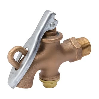 B&K / Mueller Industries Drum And Barrel Faucet, 3/4 in MPT, Self Closing, 1/4 Turn, Petroleum Products Compatible