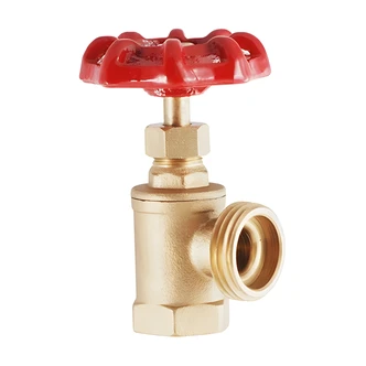 Homewerks Boiler Drain Valve, 1/2" FIP x 3/4" Hose, Cast Iron Handle, Neoprene Seal Washer
