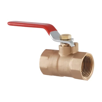 Homewerks Ball Valve, IPS, 1-1/2 in, Forged Brass, Chrome Plated, 150 PSI, Quarter Turn, Vinyl Grip Handle