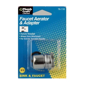 Homewerks Bubble-Flow Female Dual Air Adapter, 1.1 in D x 3.1 in H x 4.4 in W
