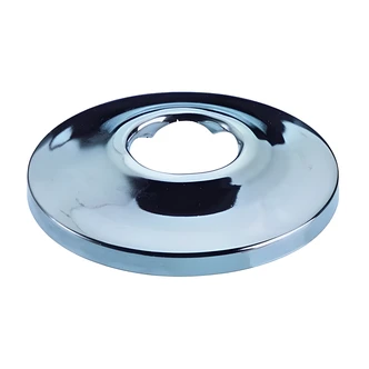 B&K / Mueller Industries Escutcheon, Copper Tube, Chrome Plated, Low Pattern, 10.25" W x 13.25" D x 5.25" H