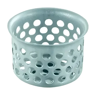 Homewerks Basin Sink Drain Strainer, Chrome, 4.5 W x 0.8 D x 3 H