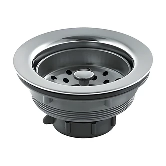 Homewerks Basket Strainer, ABS Plastic, 7" W x 2.4" D x 5.4" H