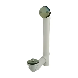 Braxton Harris Bath Waste Lift and Turn Kit, Schedule 40, 1 1/2 in, PVC, 2 Hole Overflow Plate