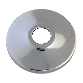 Larsen Supply Copper Tube Flange, 1/2 in, Chrome-Plated, Sure Grip, Shallow Flange, for Type L Copper Pipe