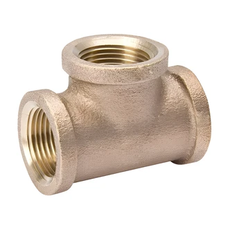 B&K / Mueller Industries Brass Tee, 3/8 in, Lead Free