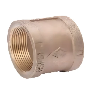 B&K / Mueller Industries Brass Coupling, Lead Free, 1", 1 EA