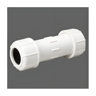 B&K / Mueller Industries PVC Compression Coupling, Schedule 40, 1 in, Iron Pipe Size, 150 PSI