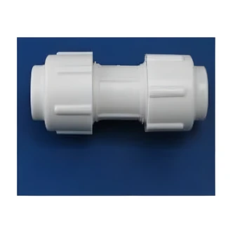 Flair-It Coupling, 5/8 OD x 5/8 OD, Transition Fitting, Copper, PEX, Polybutylene, CPVC