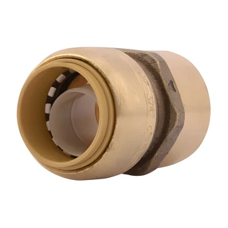 Cash Acme Female Connector, SharkBite, Push Fit, 1/2 in FNPT, Lead Free