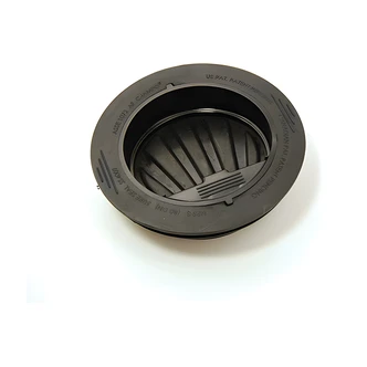 RectorSeal SureSeal Waterless Inline Floor Drain Trap Seal, 4 in, Cast Iron/Plastic