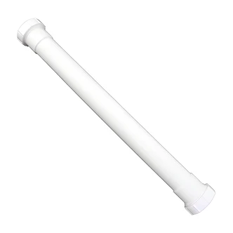 Larsen Supply Drain Extension Tube, Double-Ended Slip Joint, PVC, White, 16 in, 1-1/2 in O.D.