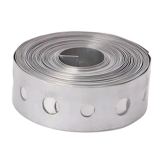 B&K / Mueller Industries Galvanized Hanger Strap, 3/4 In x 10 Ft, 24 Gauge