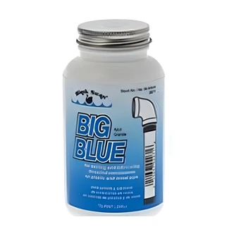 Black Swan Big Blue Pipe Joint Compound, 4 oz, Blue, Soft-Set, Non-Toxic, NSF Certified