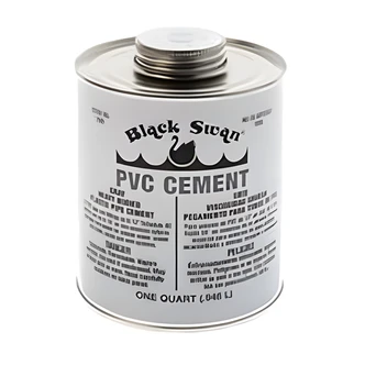 Black Swan PVC Cement, Heavy Bodied, Gray, 32 oz