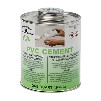 Black Swan PVC Solvent Cement, Heavy, Clear, 8 oz